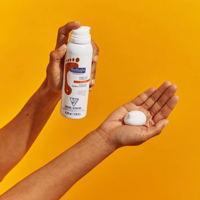 Mousse pour jambes fatiguées