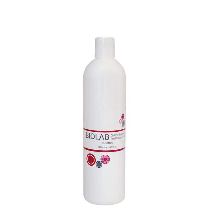 Gel pré-épilatoire au menthol (désensibilisant) Biolab