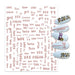 Nail Sticker Love Lettering