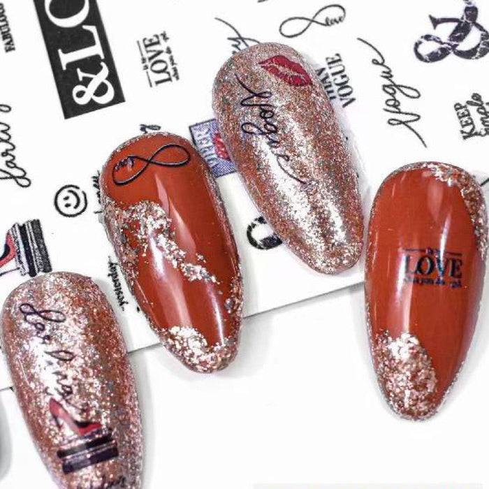 Nail Sticker Love & Fashion
