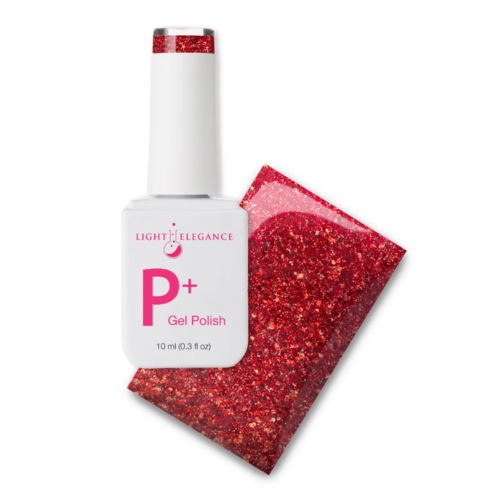 P+ Glitter Polish - Little Red Sled