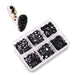 Rhinestone Box Jet Black