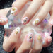 Nail Art Moons, Stars & Pearls