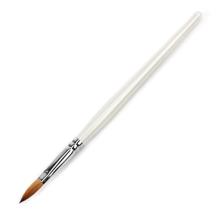 Pearl Wood Brush 8 Oval Acrylic