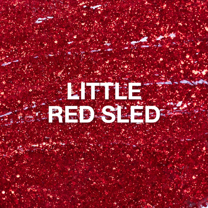 P+ Glitter Polish - Little Red Sled